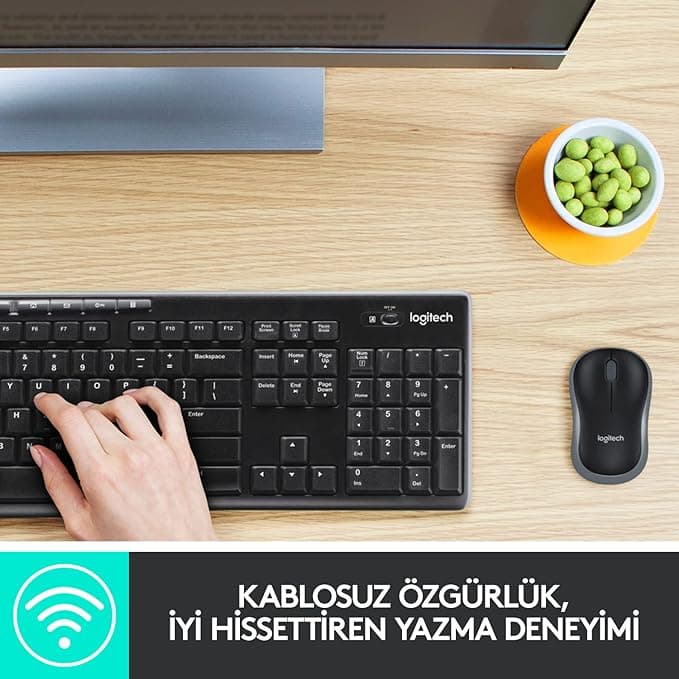 Logitech MK270 Kablosuz Klavye Mouse 920-004525