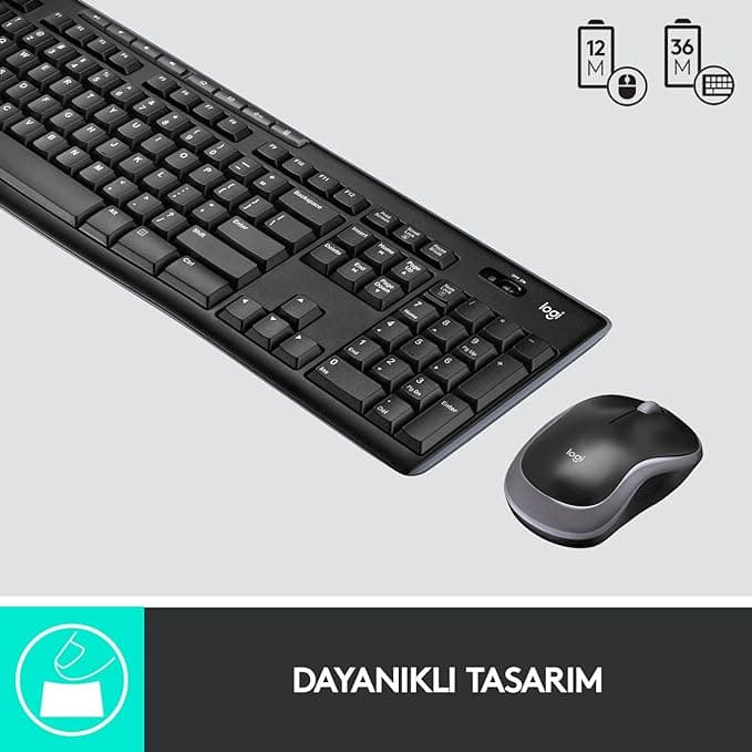 Logitech MK270 Kablosuz Klavye Mouse 920-004525