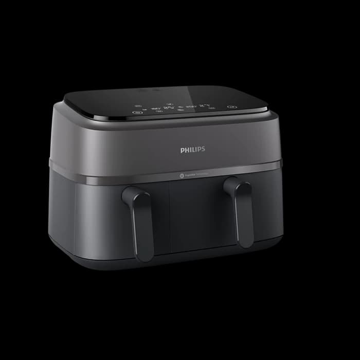 Philips NA350/00 Çift Hazneli Siyah Airfryer