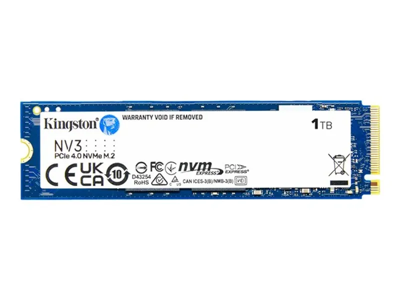 Kingston NV3 1TB M.2 NVMe SSD (6000-4000MBs)