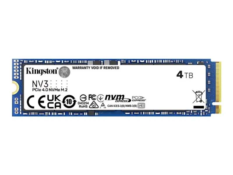 Kingston NV3 4TB M.2 NVMe SSD (6000-5000MBs)