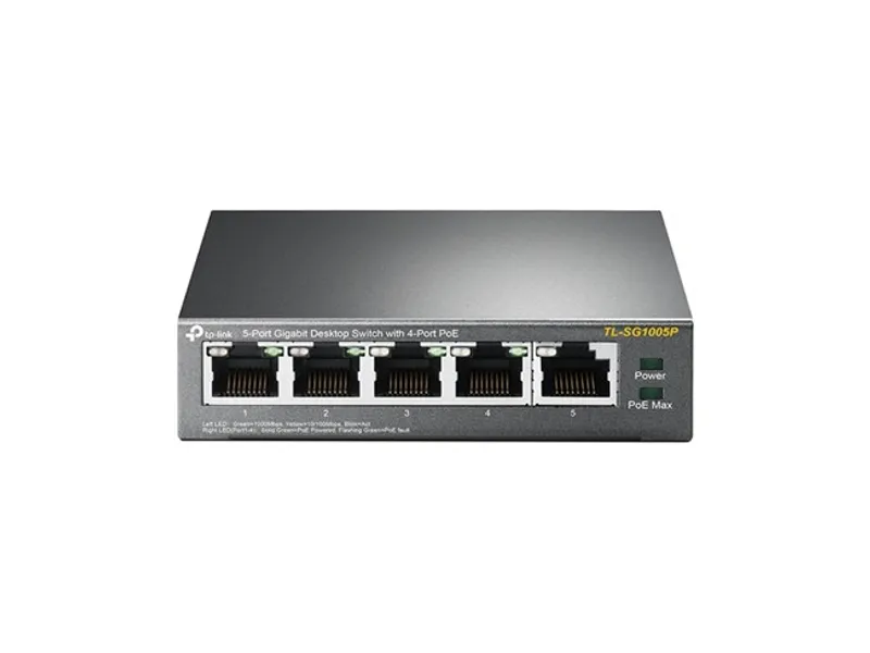 Tp-Link TL-SG1005P 5 Port Gigabit 4Port Poe Switch