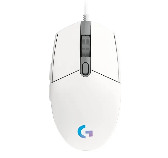 Logitech G G102 Lightsync Kablo Gaming Mouse Beyaz