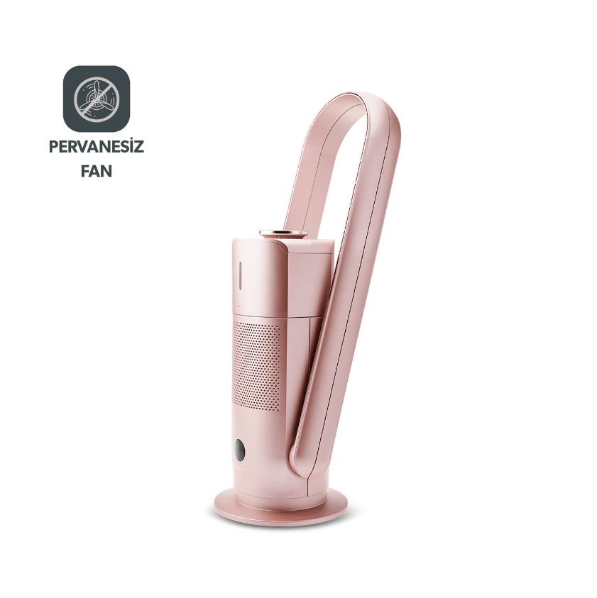Homend O-zone Duo Pro 9006H 2 in 1 Hava Temizleyicisi ve Nemlendiricisi (Anlık Hava Kalite Göstergeli Bladeless Fan)