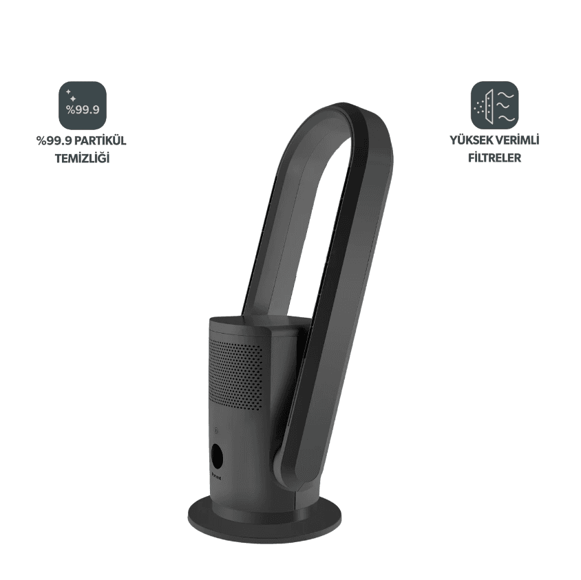 Homend O-zone Cool + Heatwave 9009H Hava Temizleyicisi Gri
