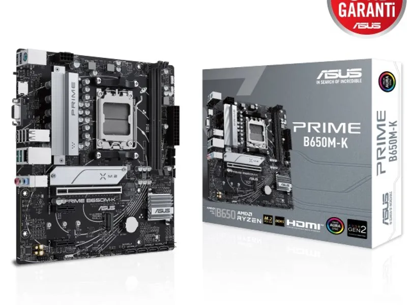 Asus Prime B650M-K AM5 Ryzen DDR5 Vga Hdmi