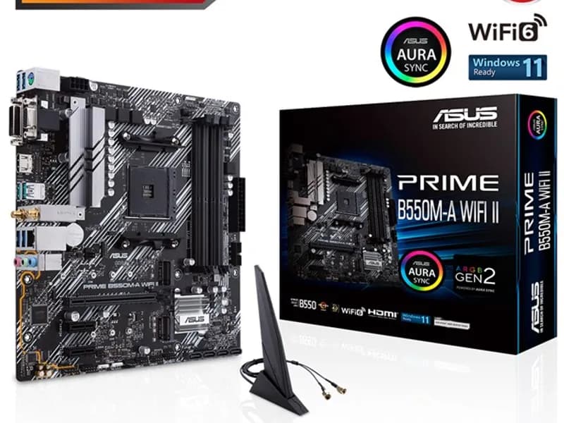 Asus Prime B550M-A Wi-fi II AM4 D4 Hdmi Usb3.2