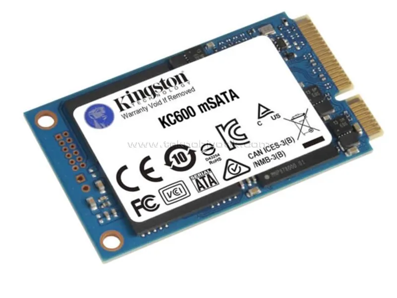 Kingston KC600 512GB mSATA SSD (550-500MB/s)