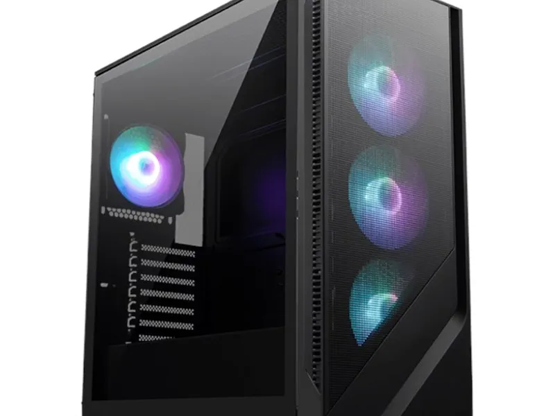 MSI Mag Forge 320R Airflow Temperli Cam (Psu yok)