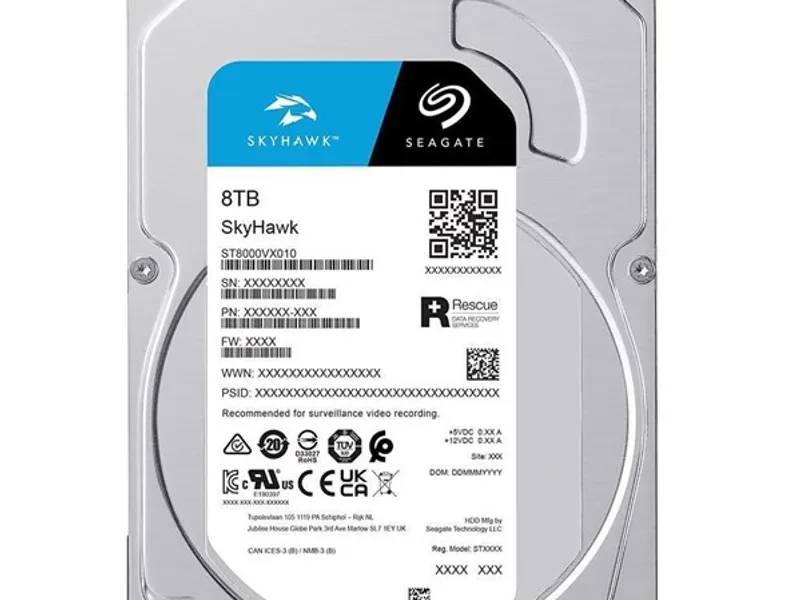 Seagate Skyhawk 8TB 5400Rpm 256MB -ST8000VX010