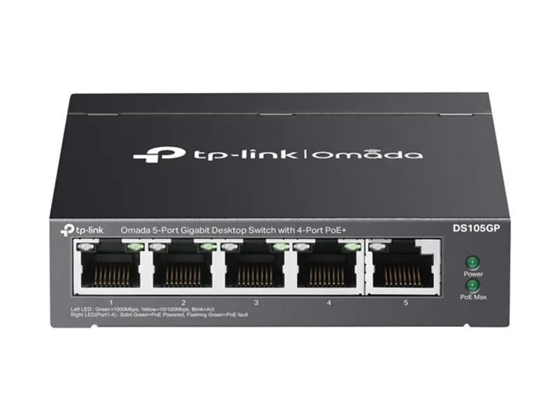Tp-Link omada DS105GP 5 Port Gigabit Switch