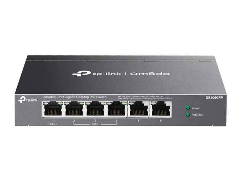 Tp-Link omada DS106GPP 6 Port Gigabit Switch