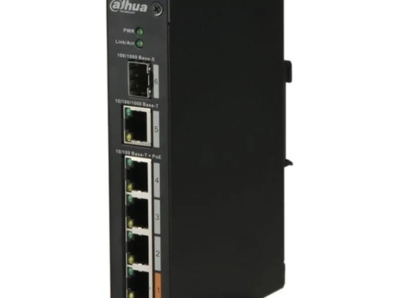 Dahua 4 Port 100Mbps PoE (PFS3106-4ET-60)