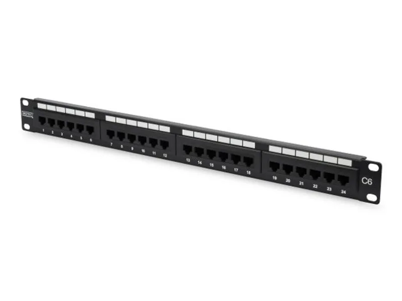 Digitus 24 Port Patch Panel Dolu Cat6 (DN-91624U)