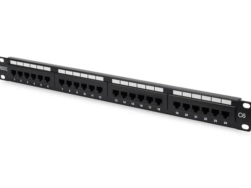 Digitus 24Port PatchPanel Dolu Cat6 (DN-91624U-CR)