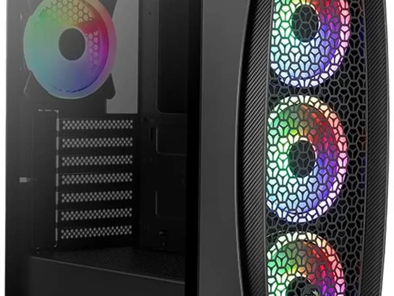 Aerocool Aero One Duo 3 x ARGB 12cm ARGB Fan ATX Bilgisayar Kasası