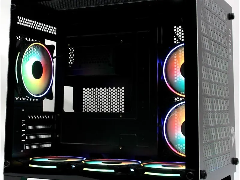 Tiranozor Ti-Game Pulse Black 6 Rgb Fan Black Mesh Gamıng Kasa Power Yok