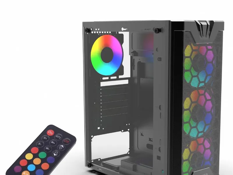 Inca Emg-15XB Kumandalı 4X1200mm ARGB Fan Gaming Computer Case