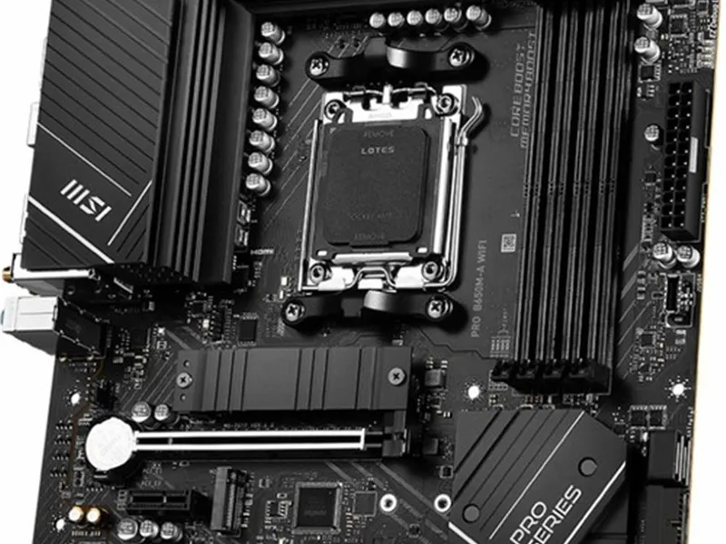 Msı Mb Pro B650M-A Wifi Am5 Ddr5 6400Mhz(Oc) Hdmı Dp M.2 Usb3.2 2.5G Lan Wifi 6E Matx Anakart