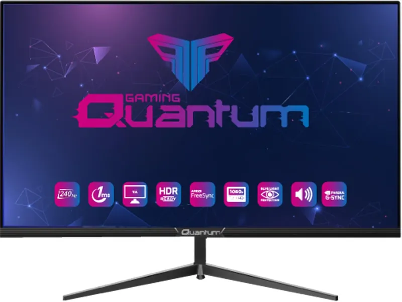 Technopc 23.8" Quantum Gaming PG24 FHDVA 1ms 300Nit 200Hz 2xHDMI 1xDP 1xSPK RGB Light Monitör