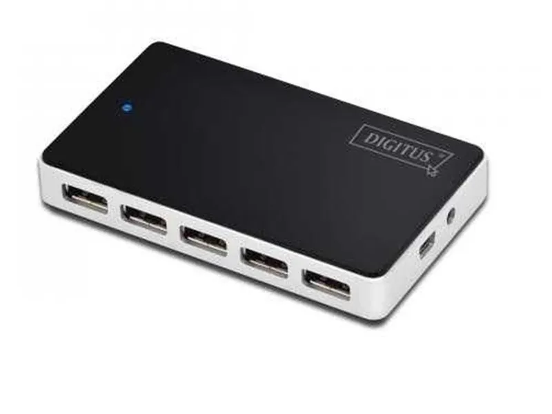 Digitus DA-70229 10 PORT 2.0 SİYAH USB ÇOKLAYICI